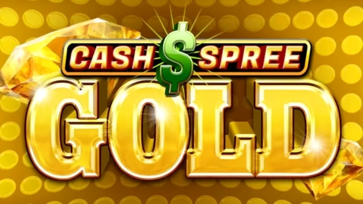 Tampilan visual slot Cash Spree Gold dengan elemen emas dan simbol klasik
